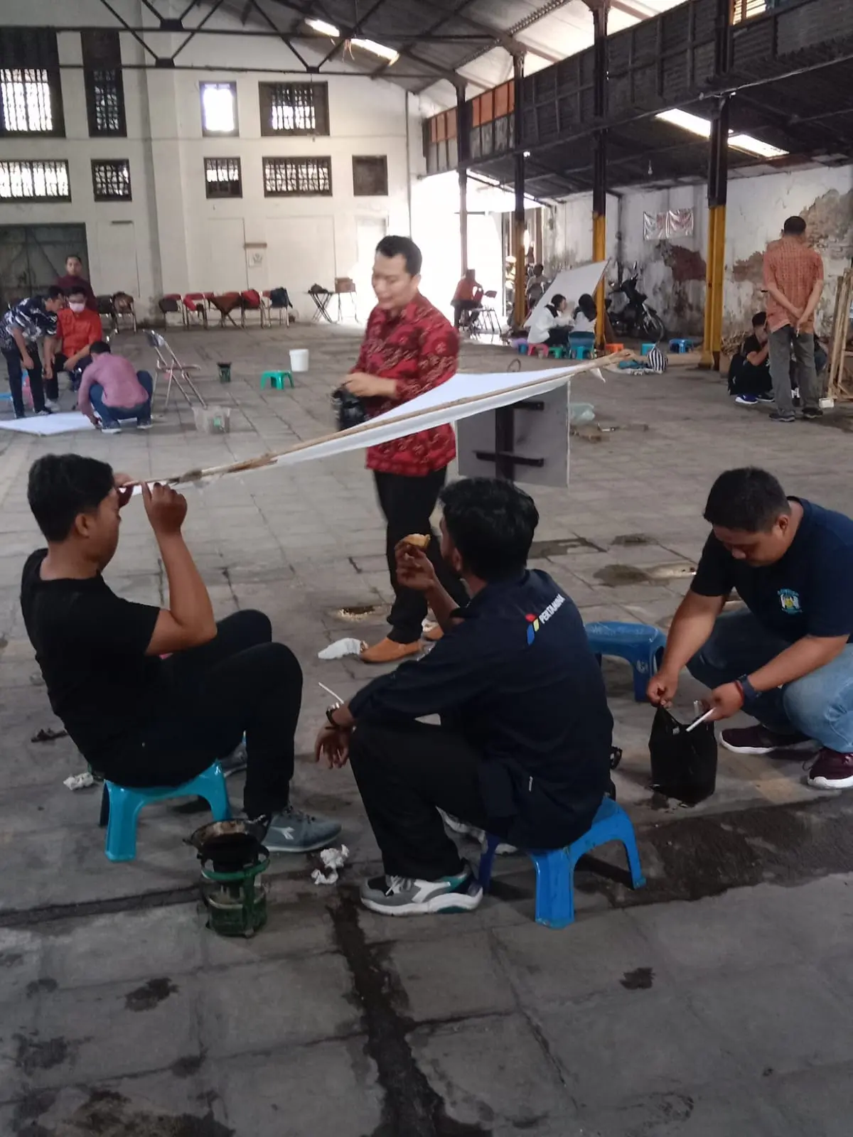 Pelatihan membatik mahasiswa UNIBA(23)